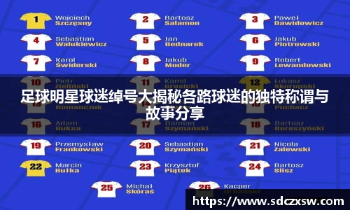 足球明星球迷绰号大揭秘各路球迷的独特称谓与故事分享